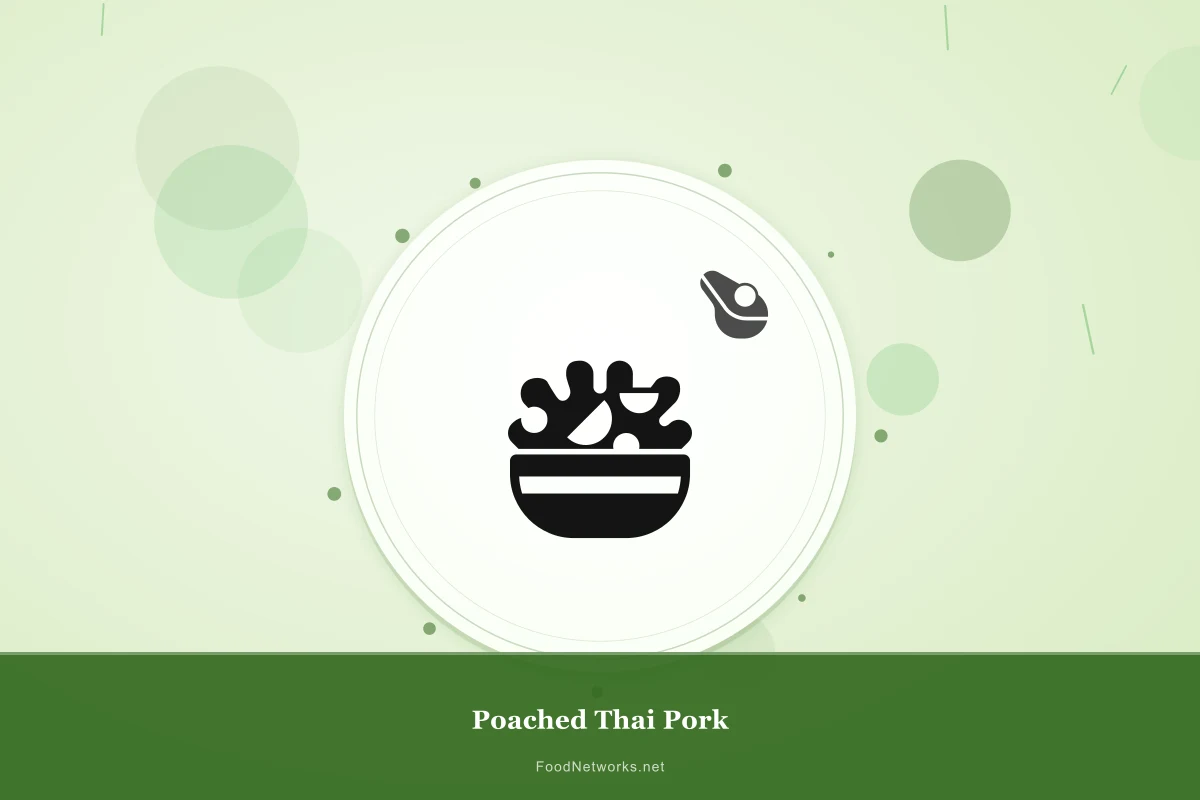 Why This Poached Thai Pork Recipe Works