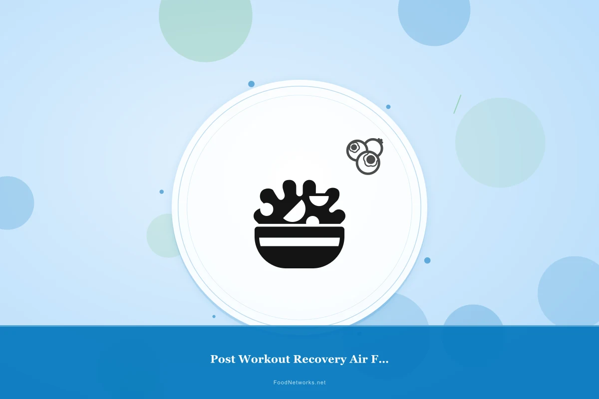 Why This Post Workout Recovery Air Fried Greek Yogurt Recipe Works
