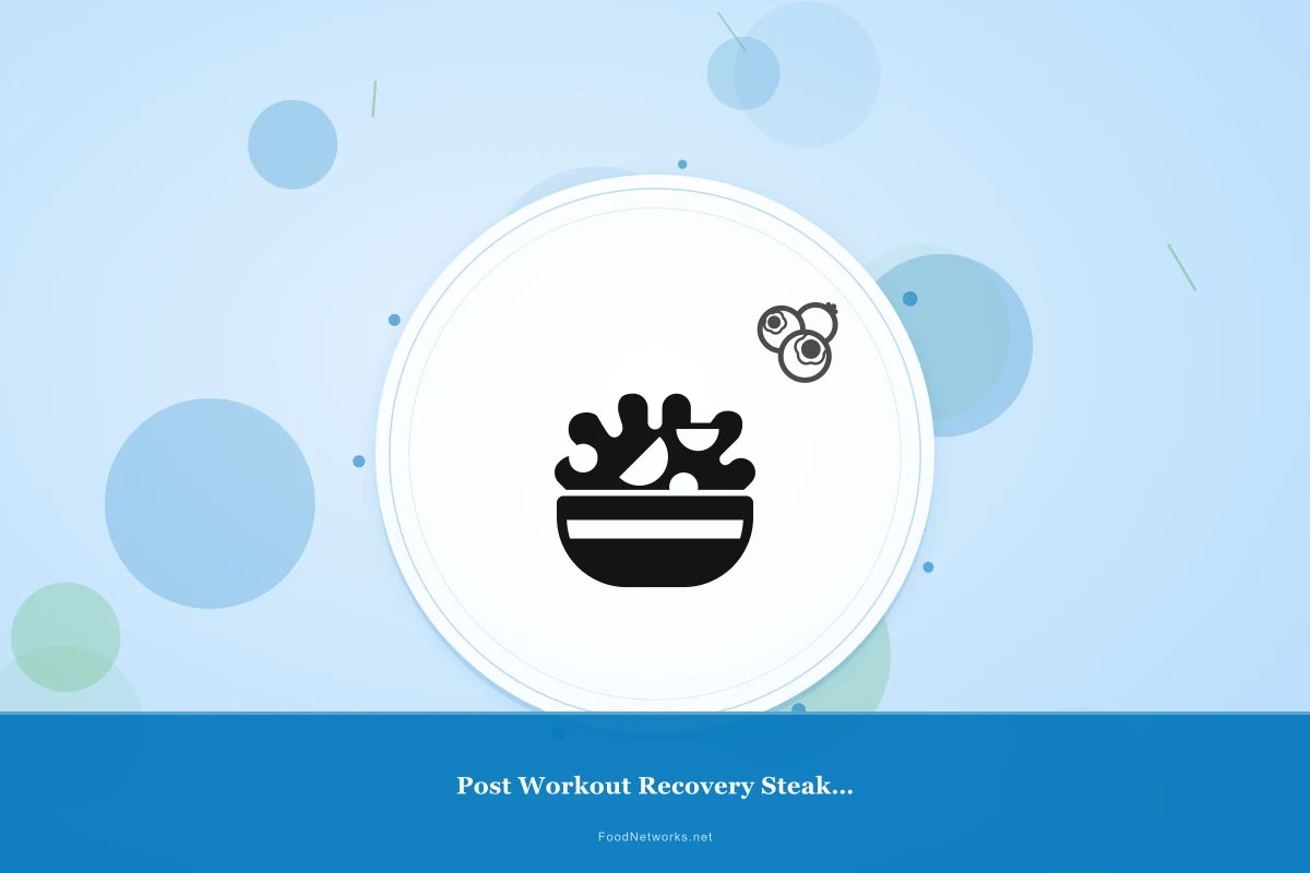 Why This Post Workout Recovery Steak with Baked Potato Recipe Works