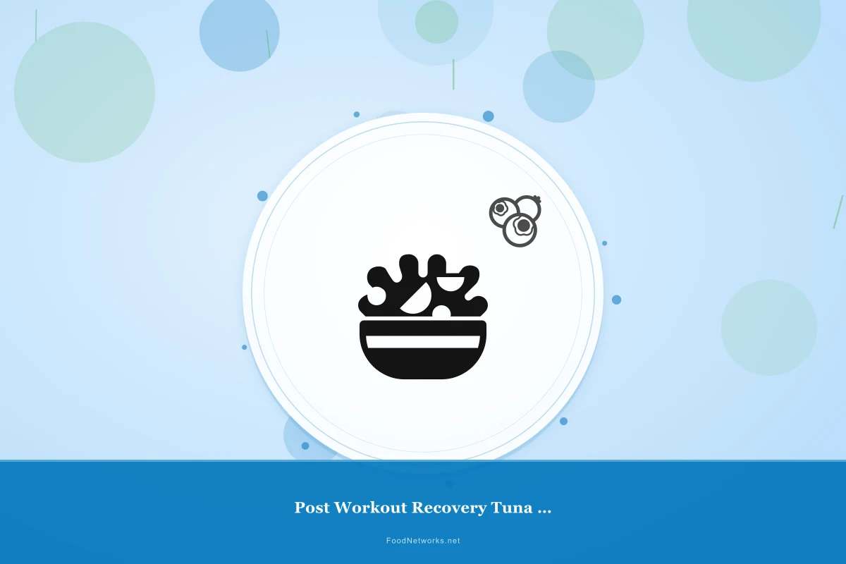 Why This Post Workout Recovery Tuna and Brown Rice Recipe Works