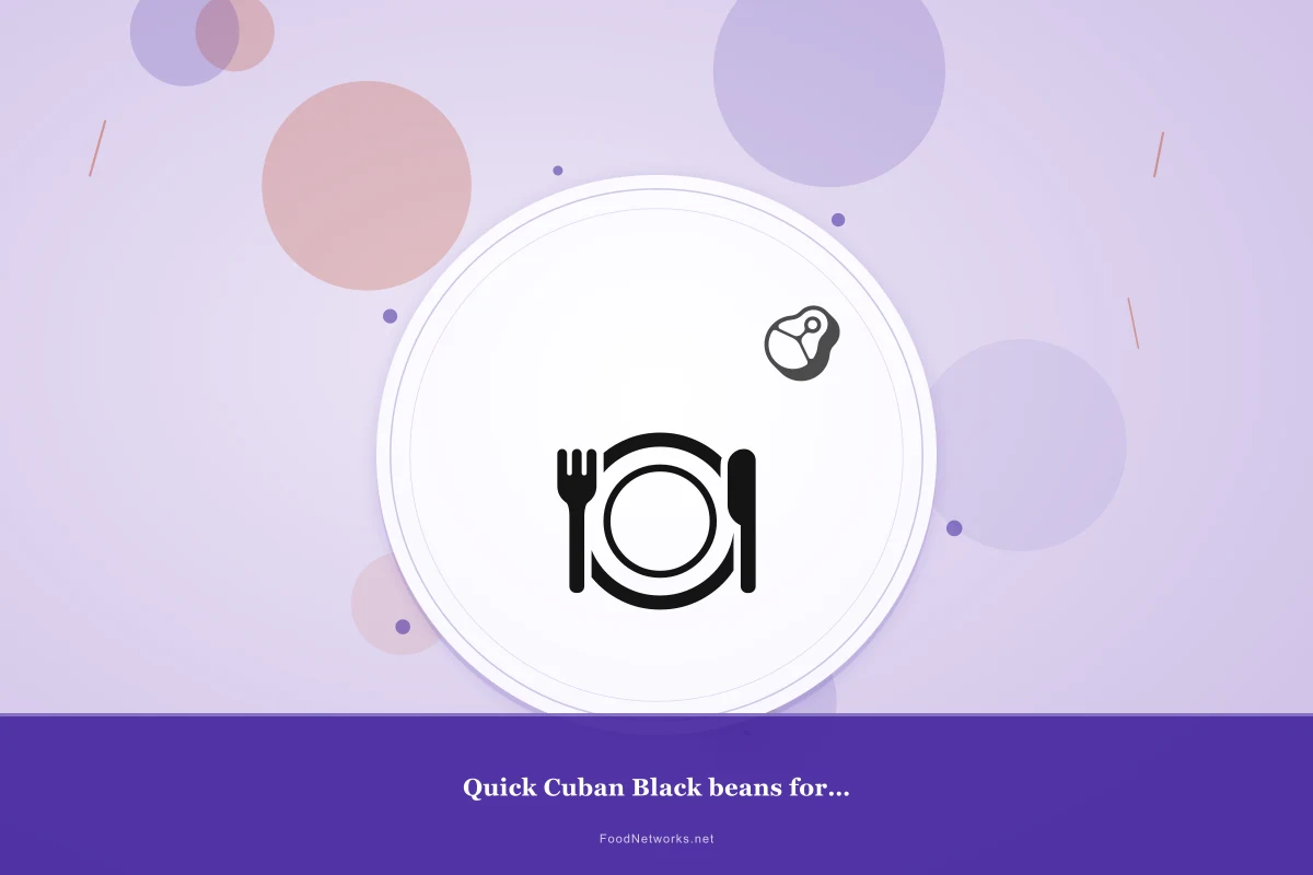 Why This Quick Cuban Black beans for a Party Recipe Works