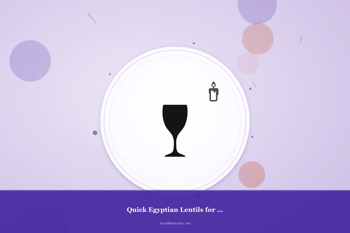 Why This Quick Egyptian Lentils for a Party Recipe Works