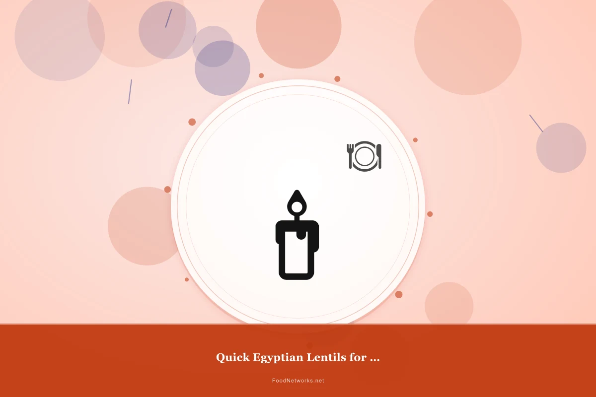 Why This Quick Egyptian Lentils for Meal Prep Recipe Works
