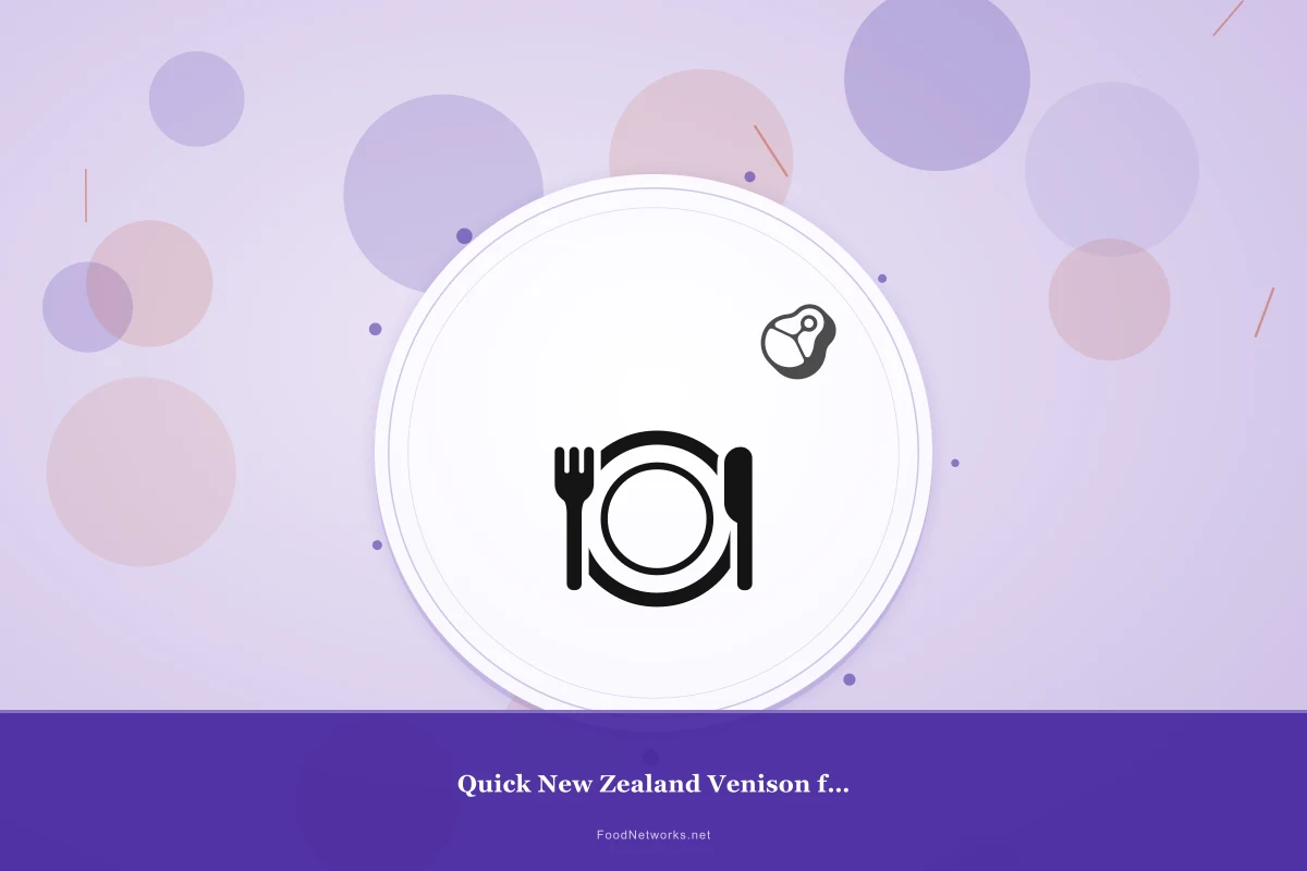 Why This Quick New Zealand Venison for a Party Recipe Works