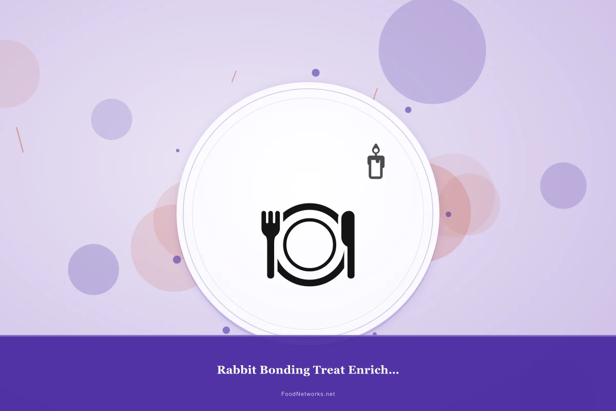 Why This Rabbit Bonding Treat Enrichment mix Recipe Works