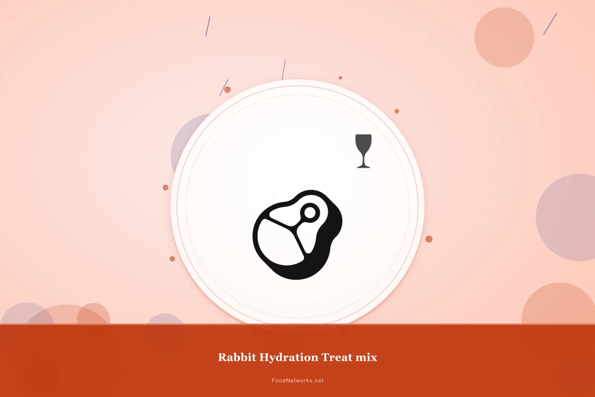 Why This Rabbit Hydration Treat mix Recipe Works
