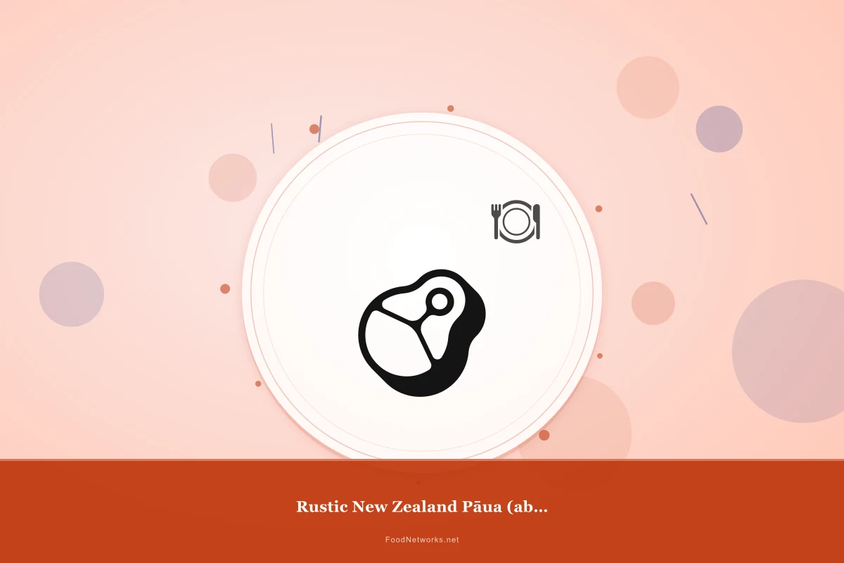 Why This Rustic New Zealand Pāua (abalone) for Meal Prep Recipe Works
