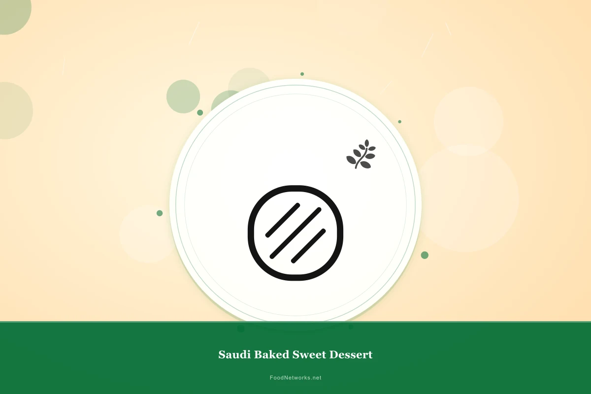Why This Saudi Baked Sweet Dessert Recipe Works