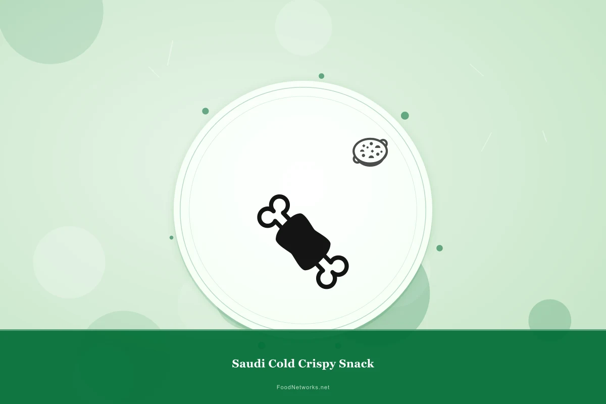 Why This Saudi Cold Crispy Snack Recipe Works