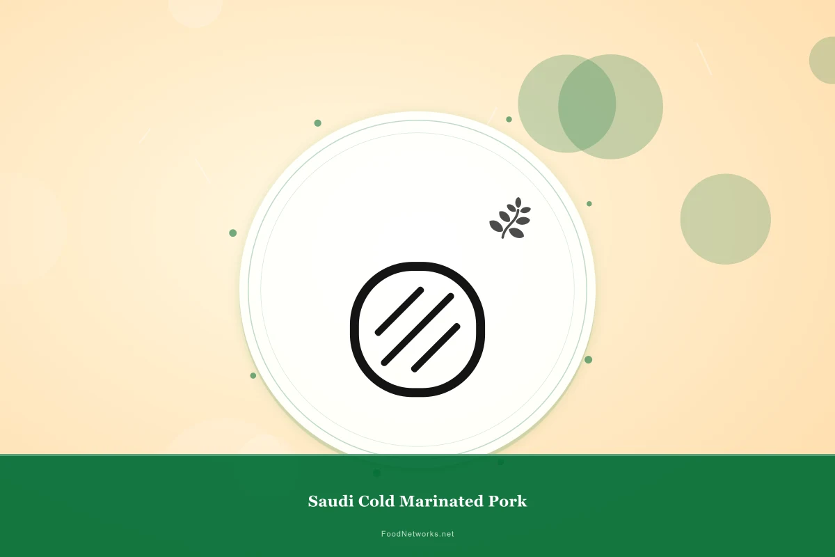 Why This Saudi Cold Marinated Pork Recipe Works
