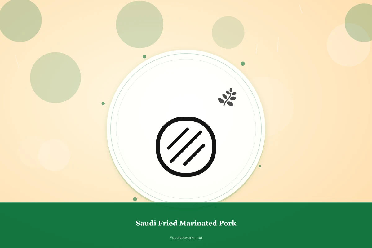Why This Saudi Fried Marinated Pork Recipe Works