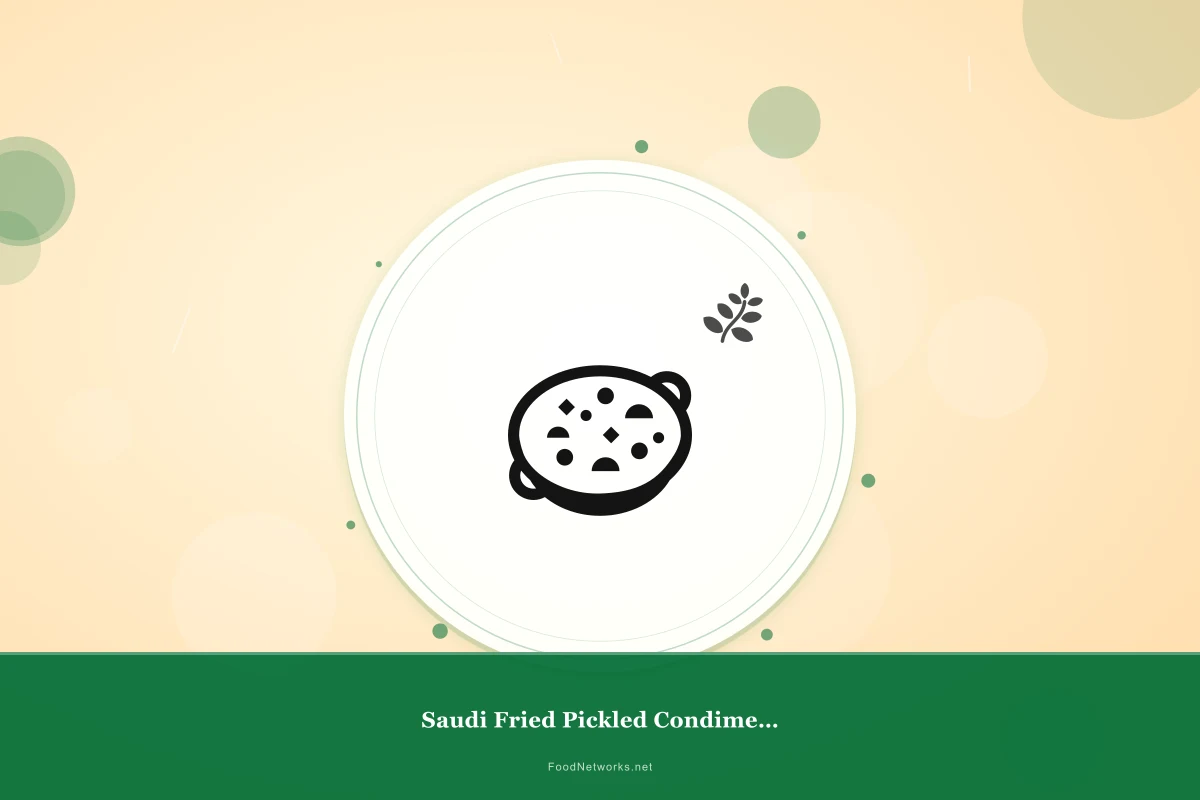 Why This Saudi Fried Pickled Condiment Recipe Works
