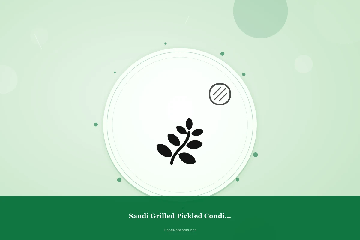 Why This Saudi Grilled Pickled Condiment Recipe Works