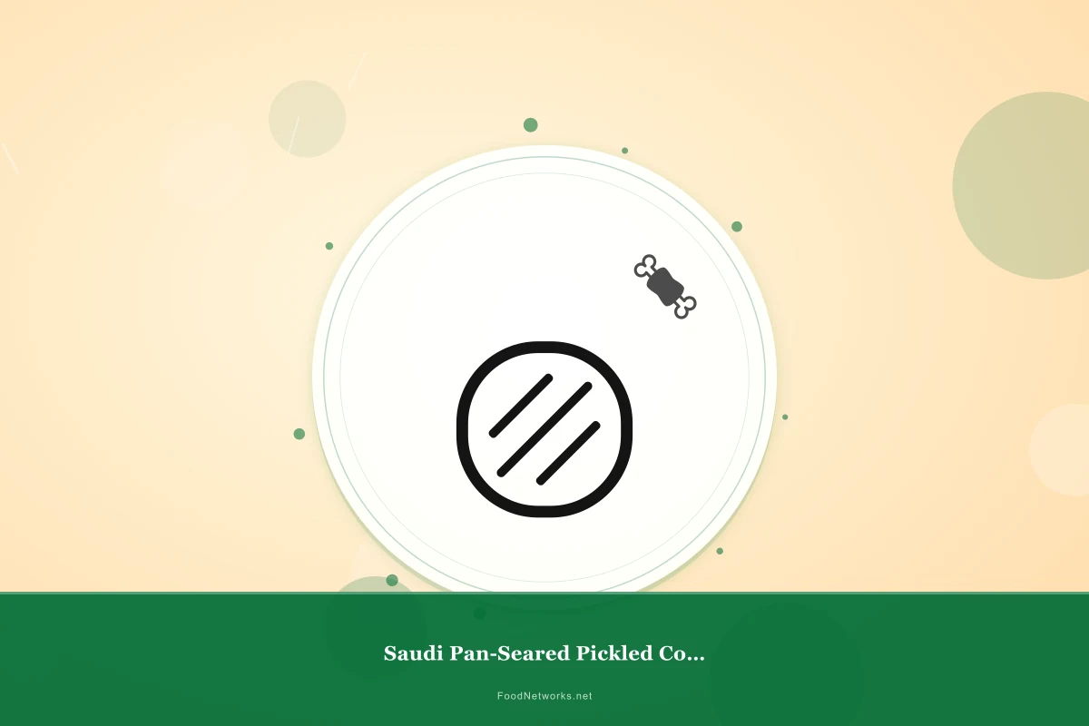 Why This Saudi Pan-Seared Pickled Condiment Recipe Works