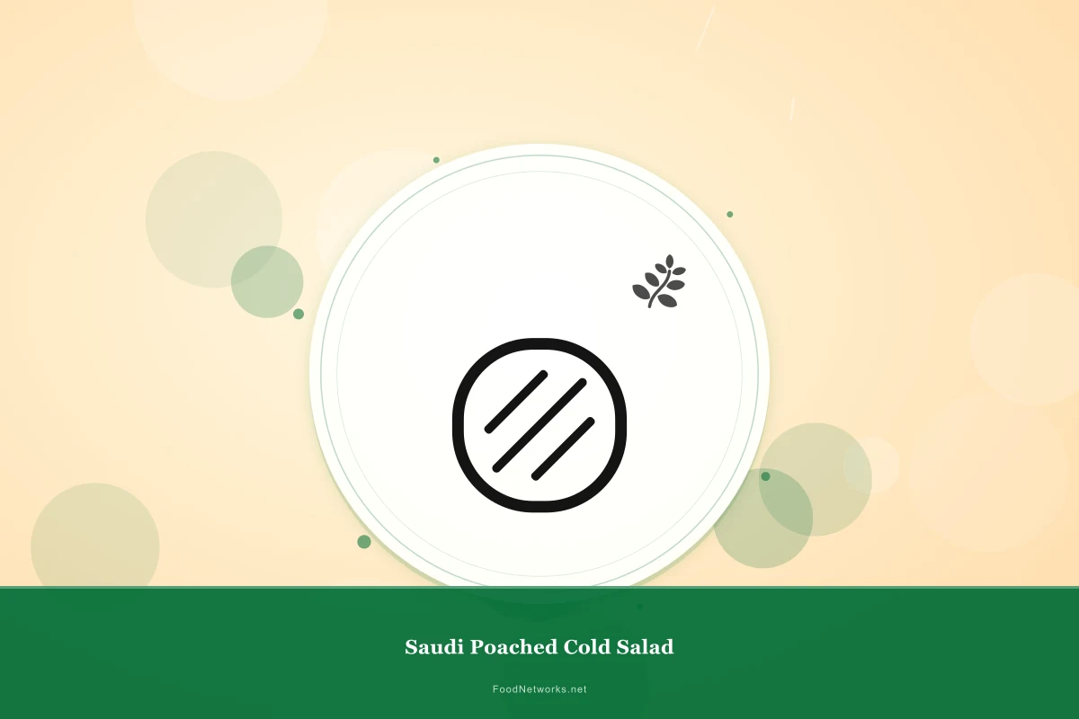 Why This Saudi Poached Cold Salad Recipe Works