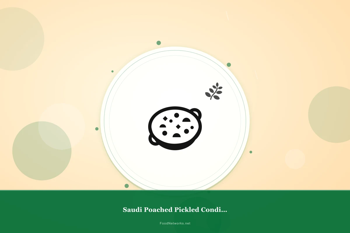 Why This Saudi Poached Pickled Condiment Recipe Works