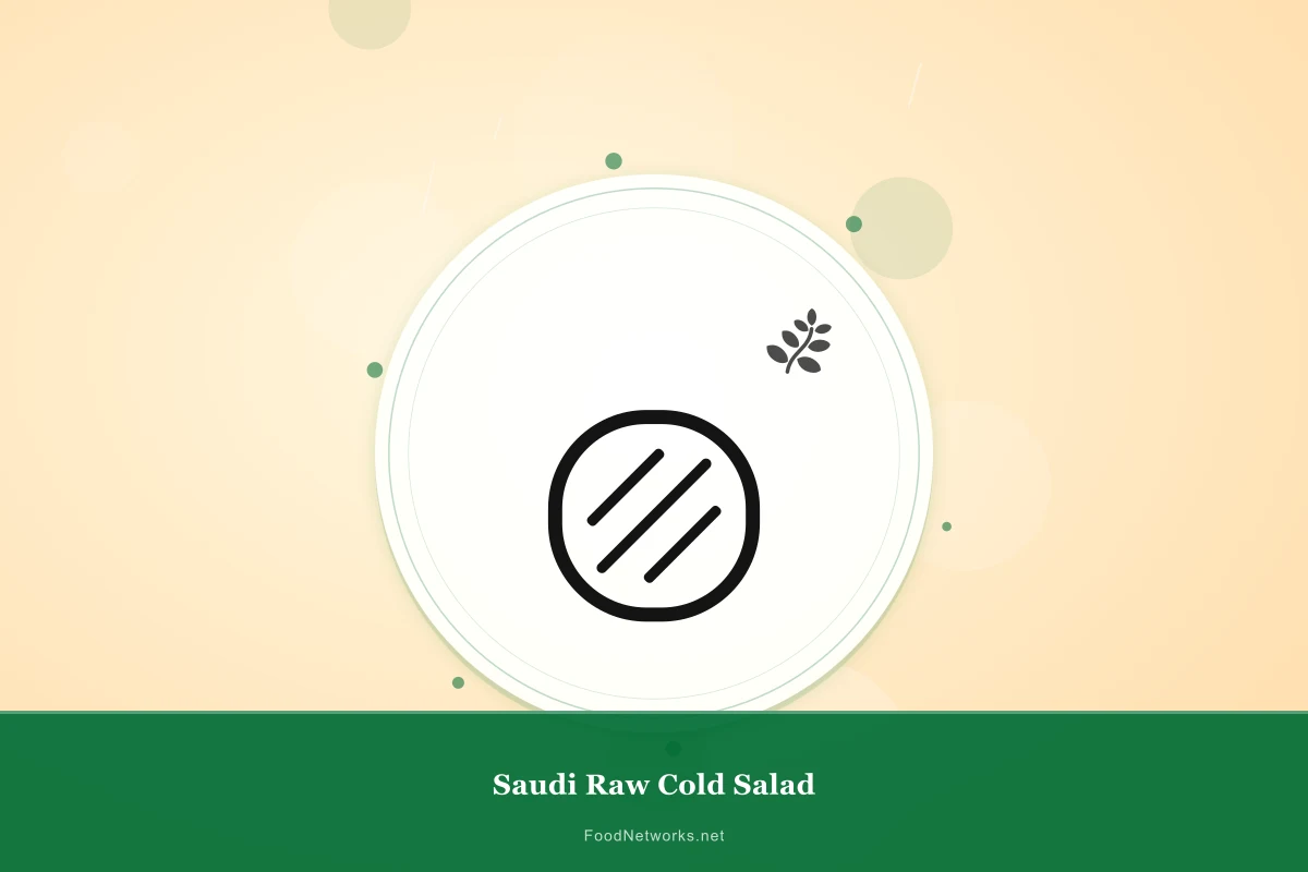 Why This Saudi Raw Cold Salad Recipe Works