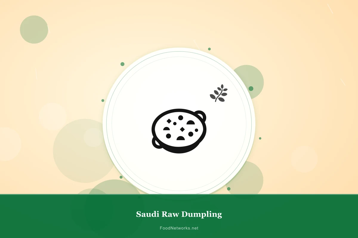 Why This Saudi Raw Dumpling Recipe Works