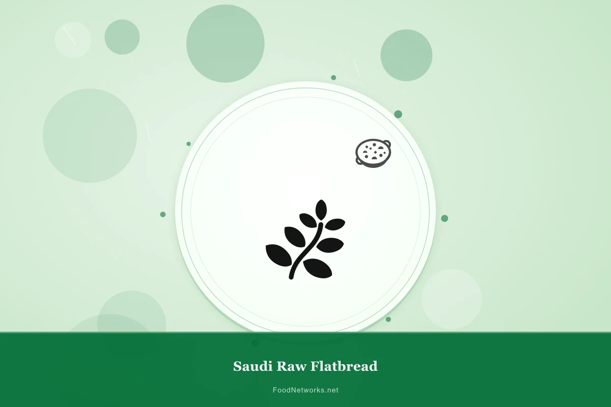 Why This Saudi Raw Flatbread Recipe Works