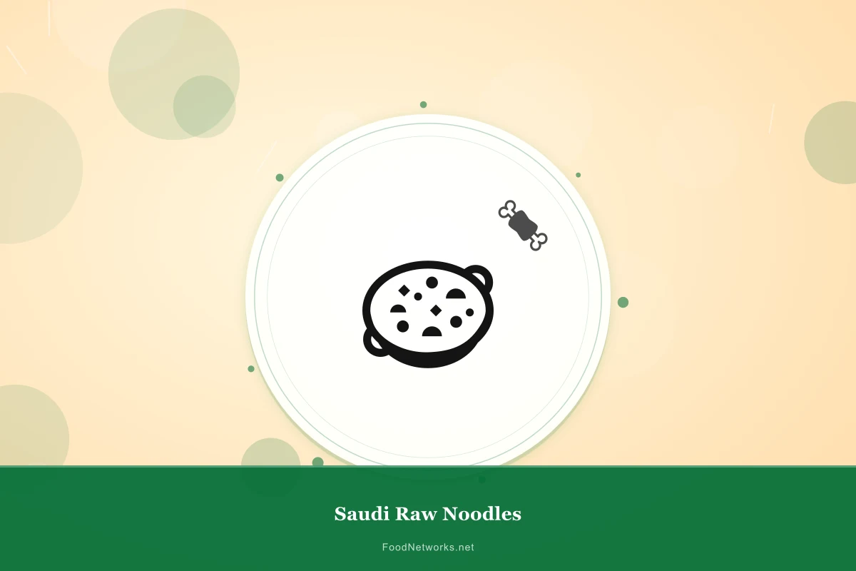 Why This Saudi Raw Noodles Recipe Works