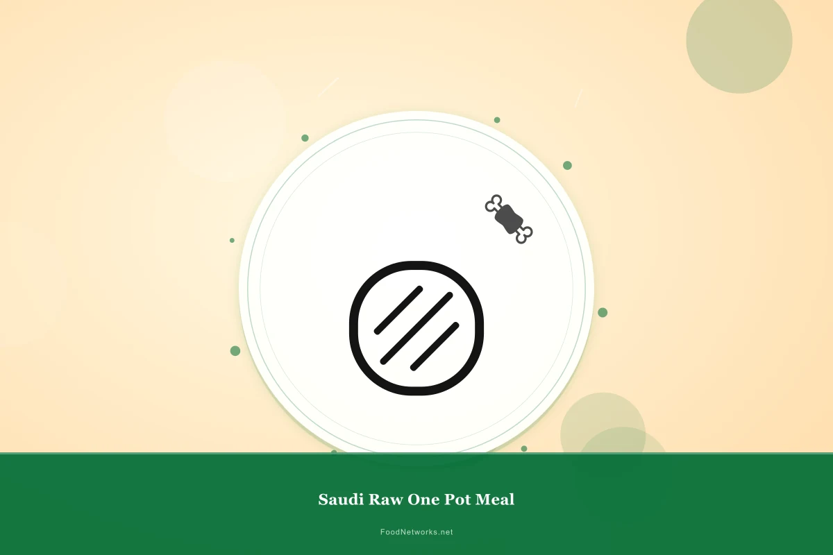 Why This Saudi Raw One Pot Meal Recipe Works