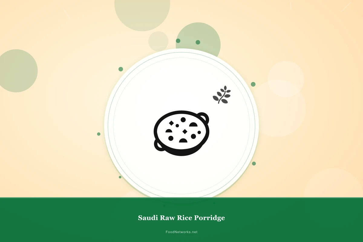 Why This Saudi Raw Rice Porridge Recipe Works