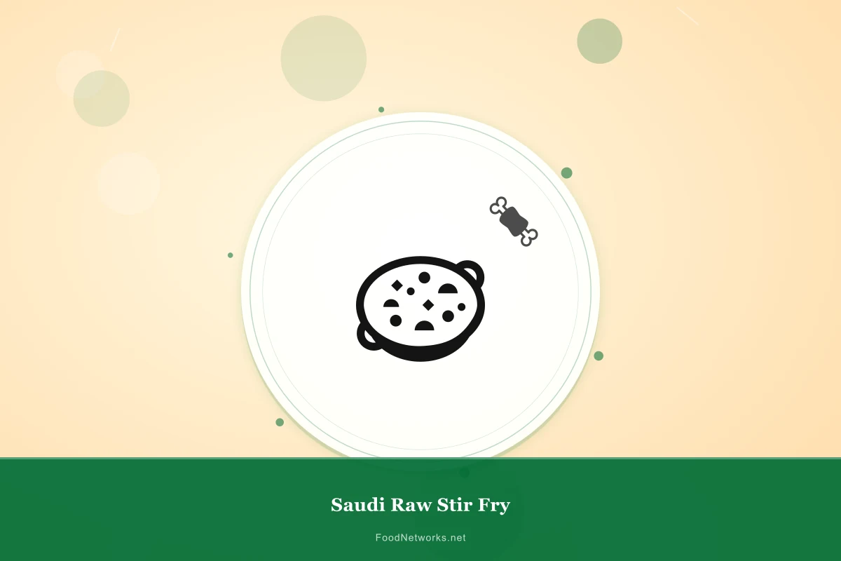 Why This Saudi Raw Stir Fry Recipe Works