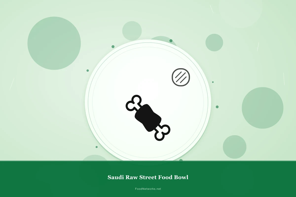 Why This Saudi Raw Street Food Bowl Recipe Works