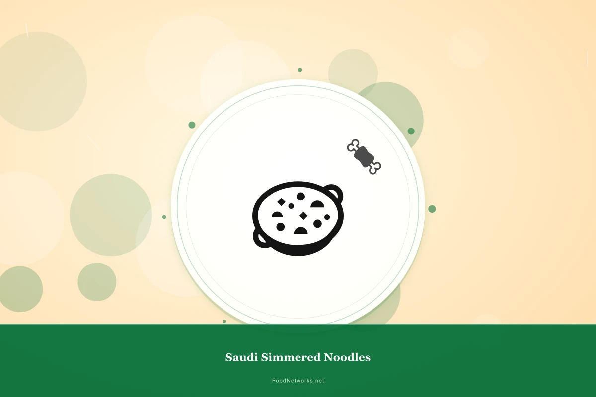 Why This Saudi Simmered Noodles Recipe Works