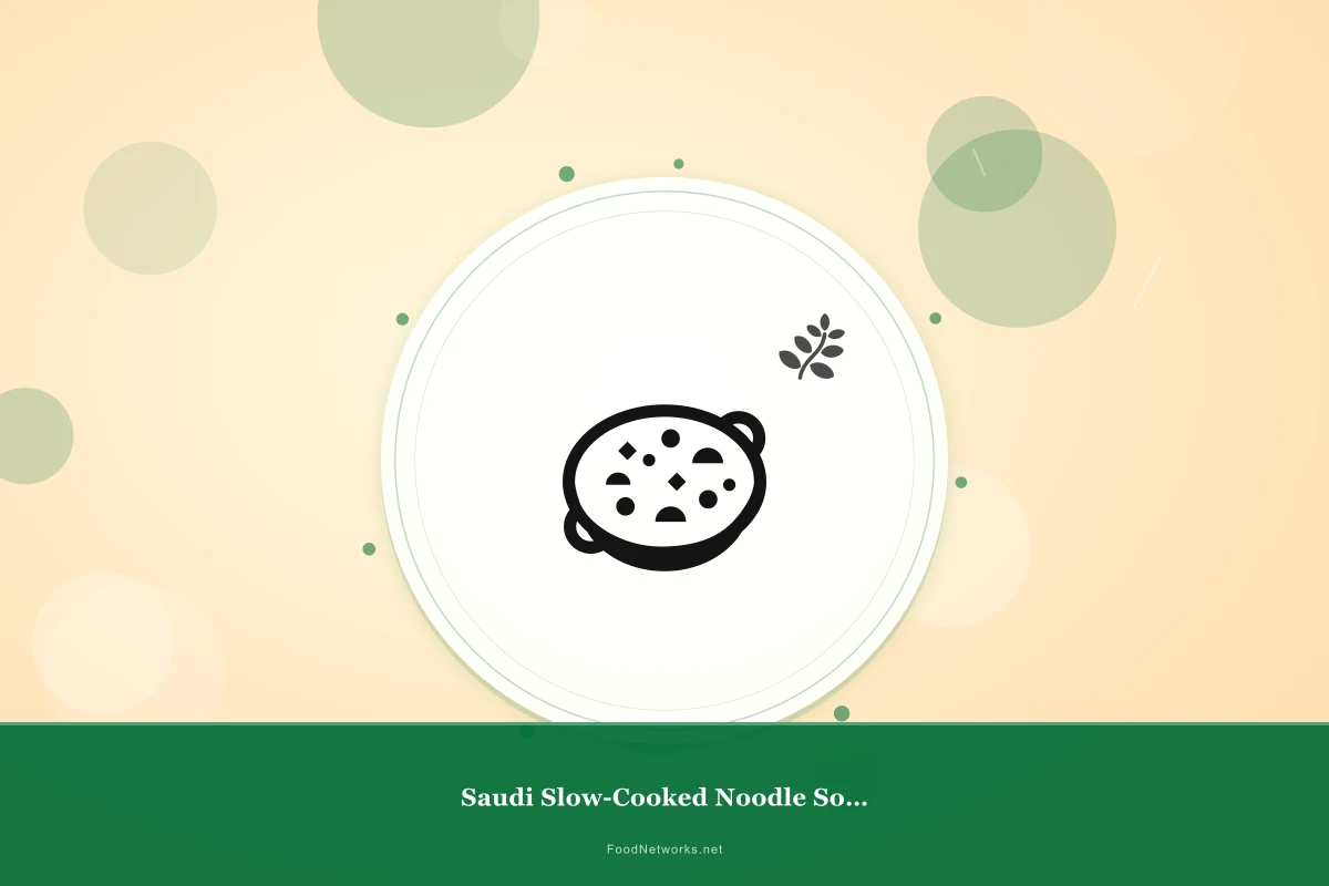 Why This Saudi Slow-Cooked Noodle Soup Recipe Works