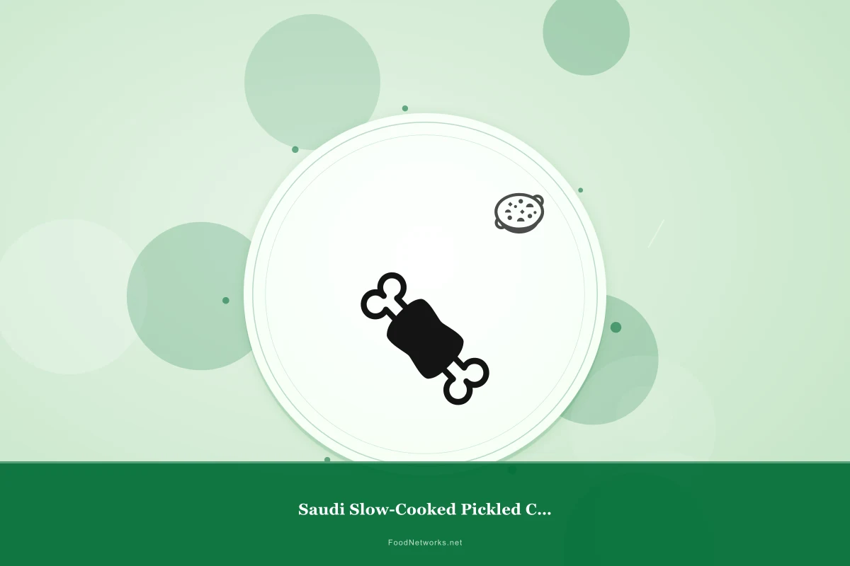 Why This Saudi Slow-Cooked Pickled Condiment Recipe Works