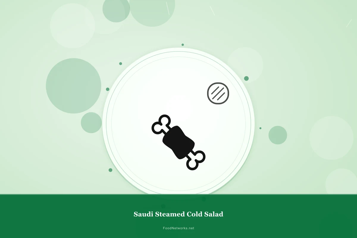 Why This Saudi Steamed Cold Salad Recipe Works