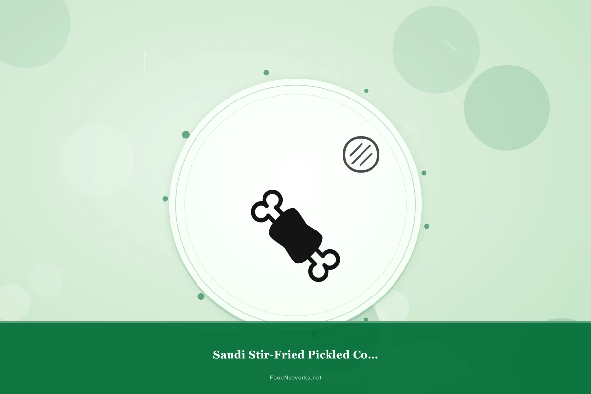 Why This Saudi Stir-Fried Pickled Condiment Recipe Works