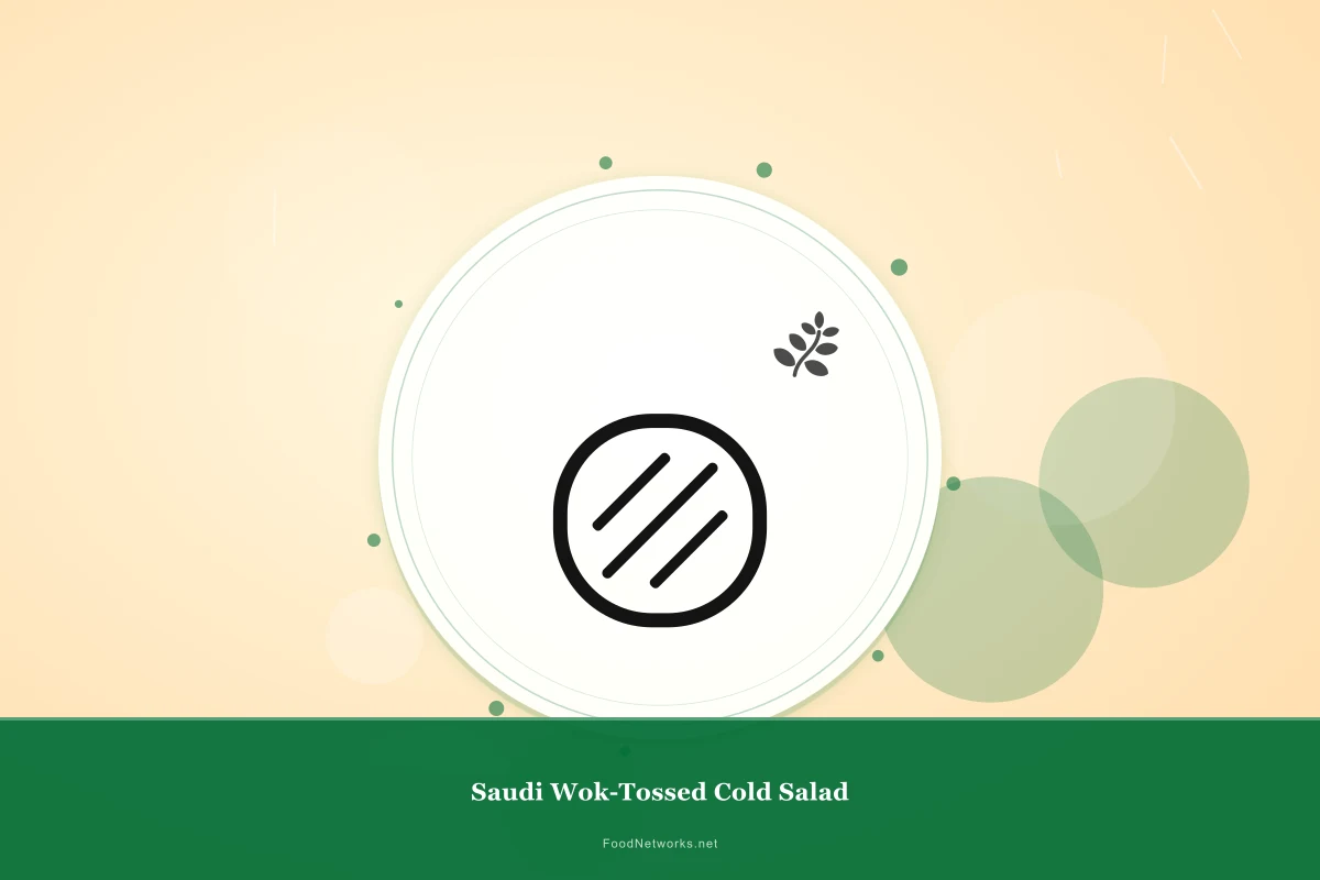 Why This Saudi Wok-Tossed Cold Salad Recipe Works