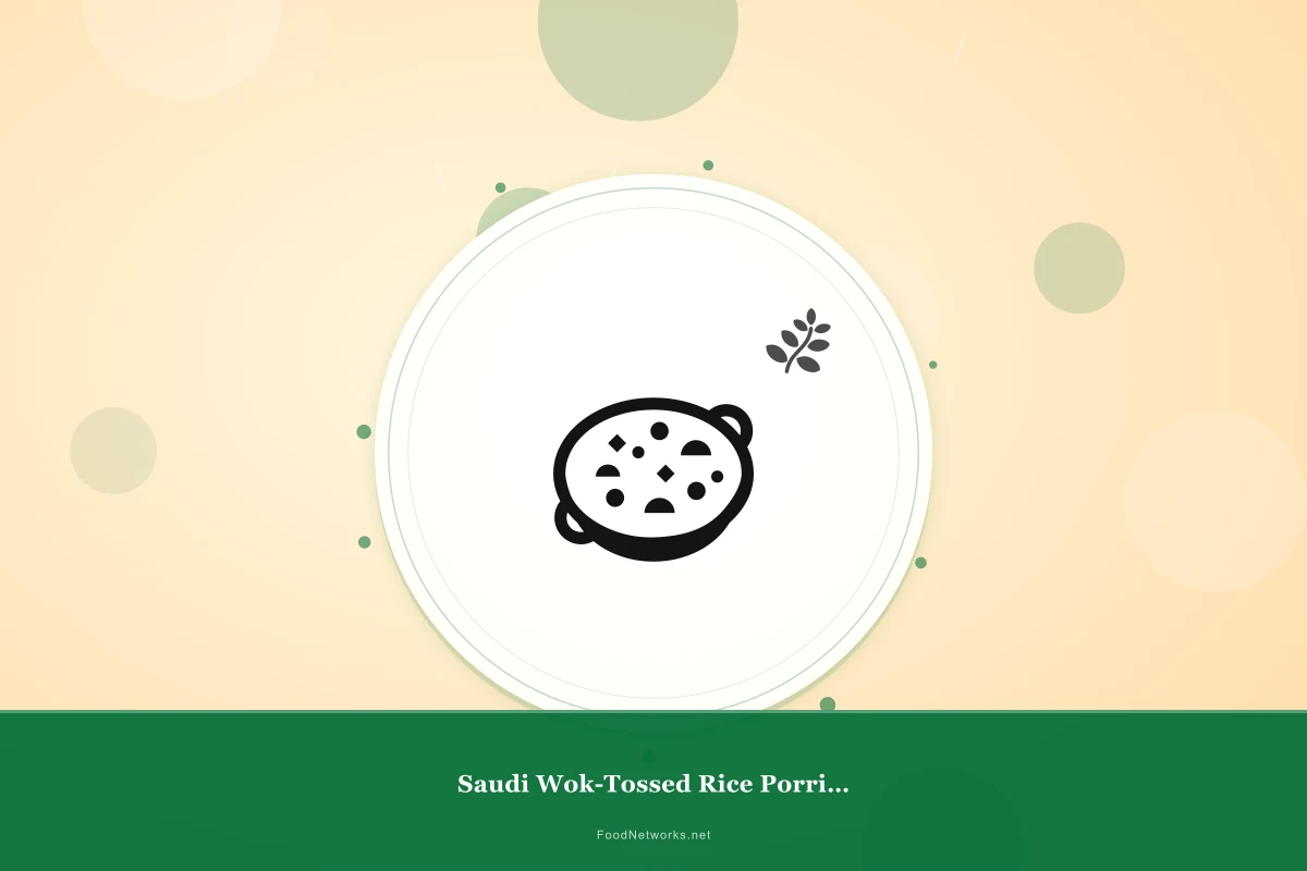 Why This Saudi Wok-Tossed Rice Porridge Recipe Works