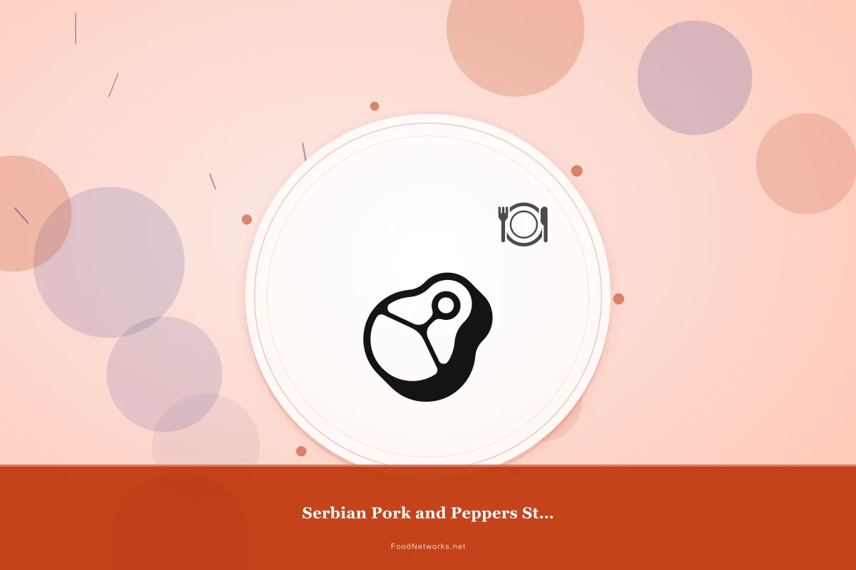 Why This Serbian Pork and Peppers Stew Recipe Works