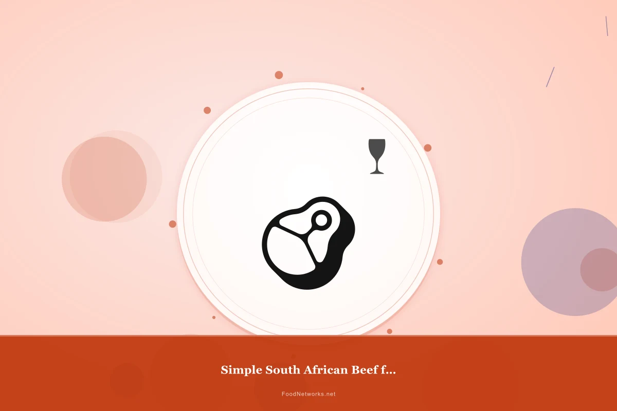 Why This Simple South African Beef for Dinner Recipe Works
