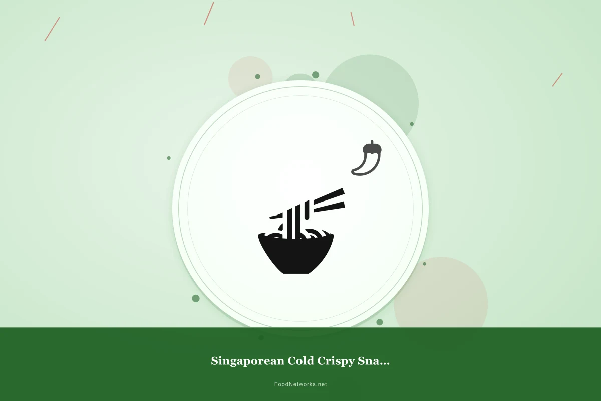 Why This Singaporean Cold Crispy Snack Recipe Works