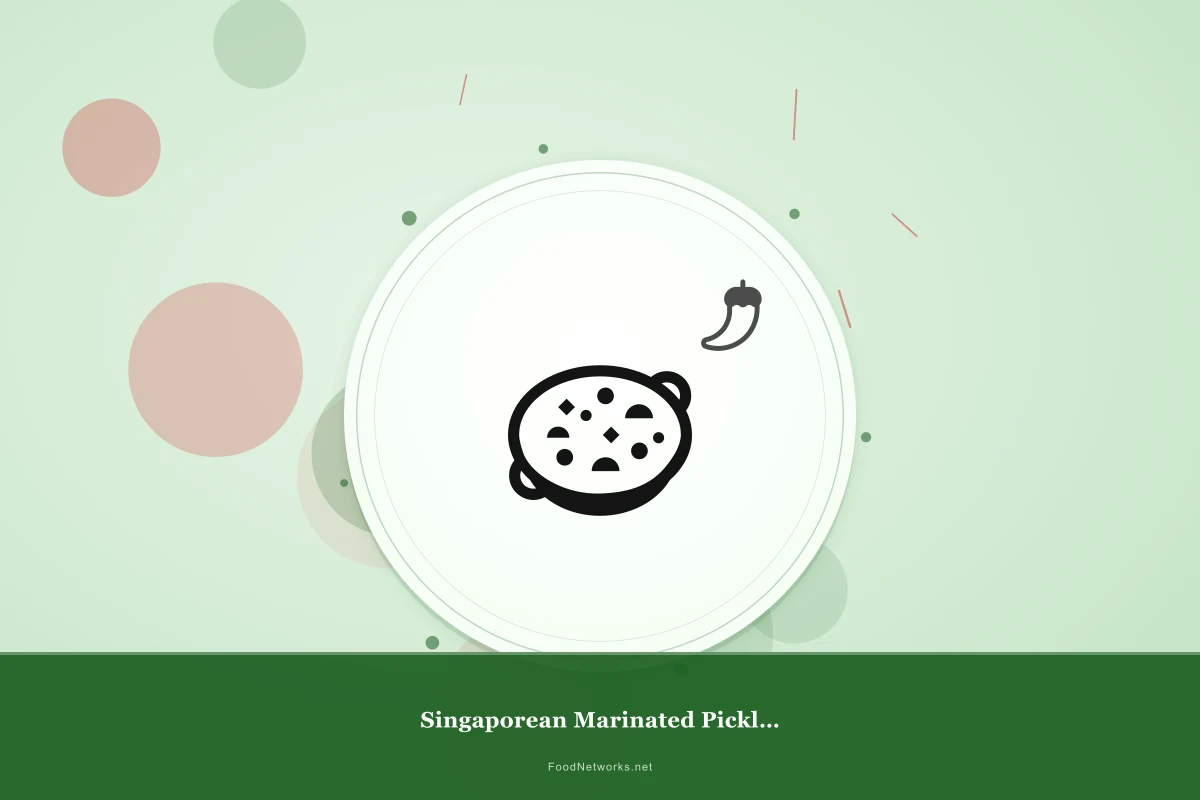 Why This Singaporean Marinated Pickled Condiment Recipe Works
