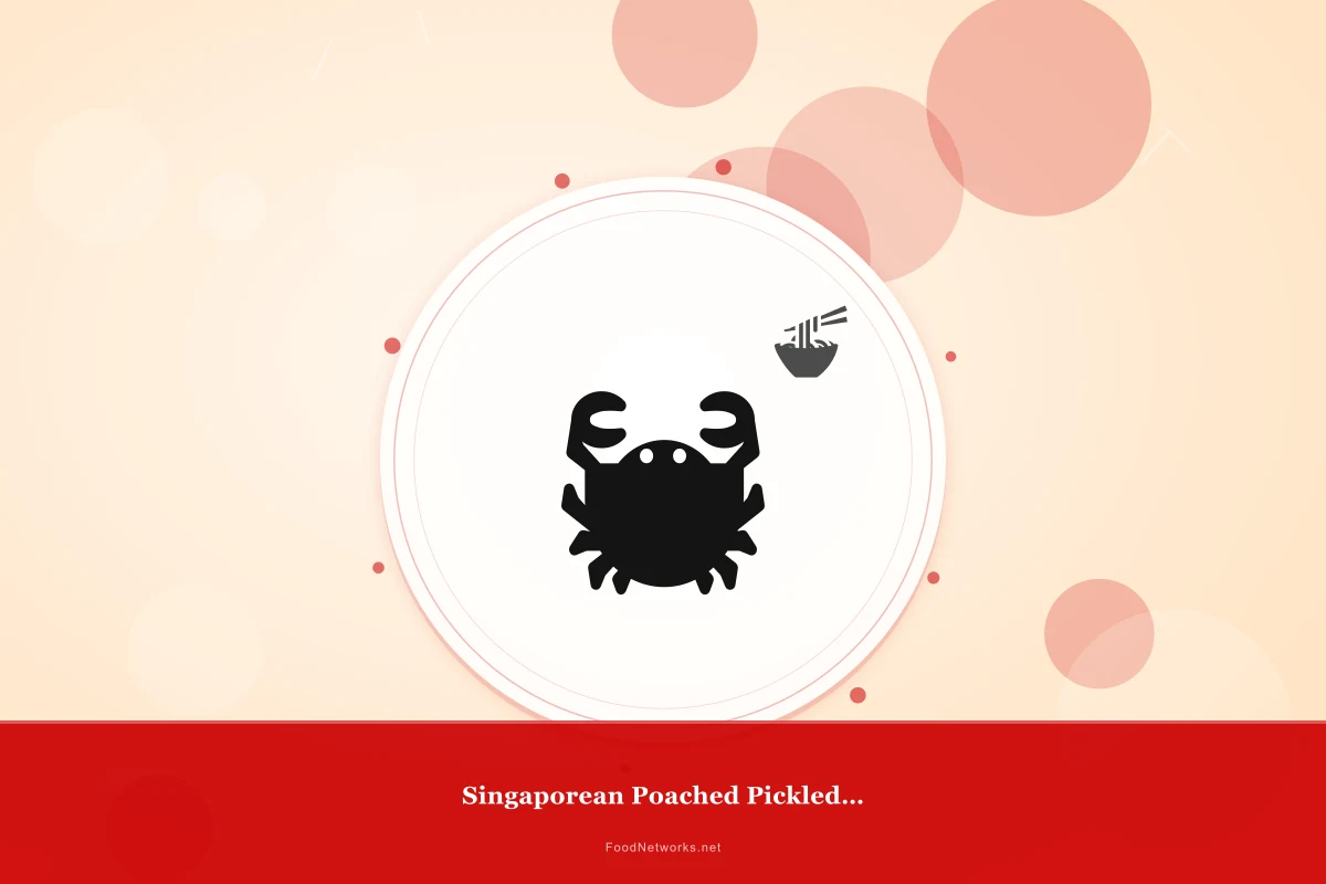 Why This Singaporean Poached Pickled Condiment Recipe Works