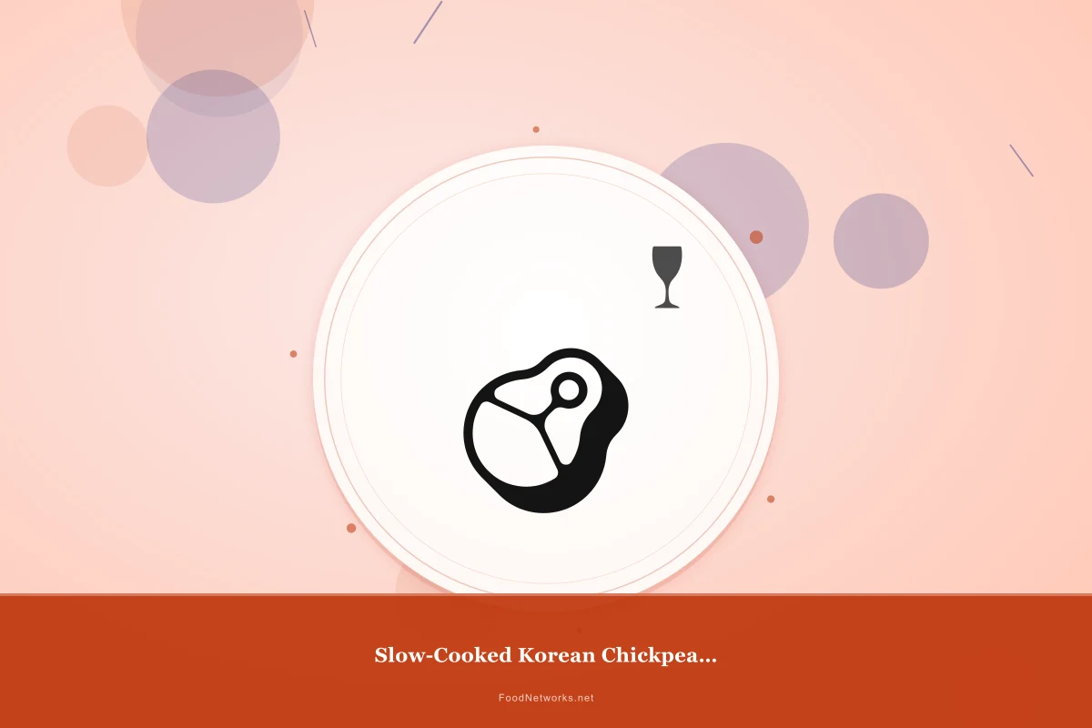 Why This Slow-Cooked Korean Chickpeas (Gluten-Free) Recipe Works