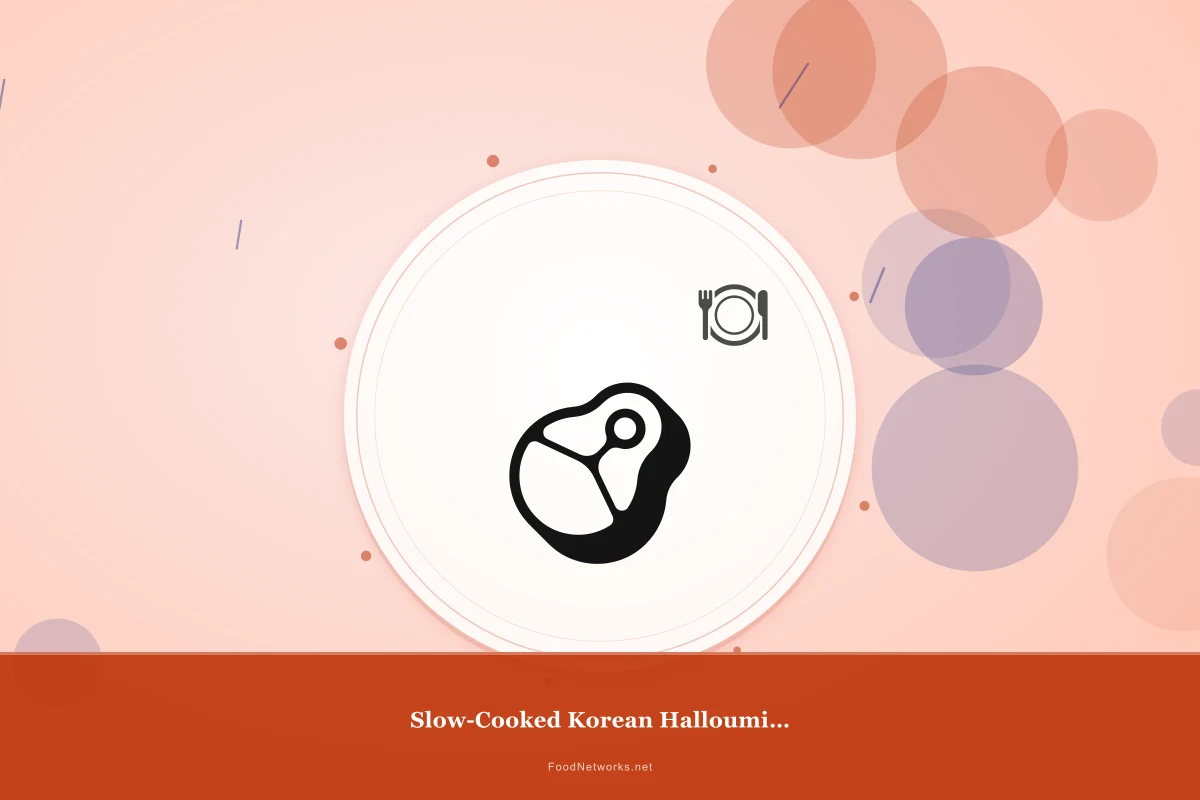 Why This Slow-Cooked Korean Halloumi (Gluten-Free) Recipe Works