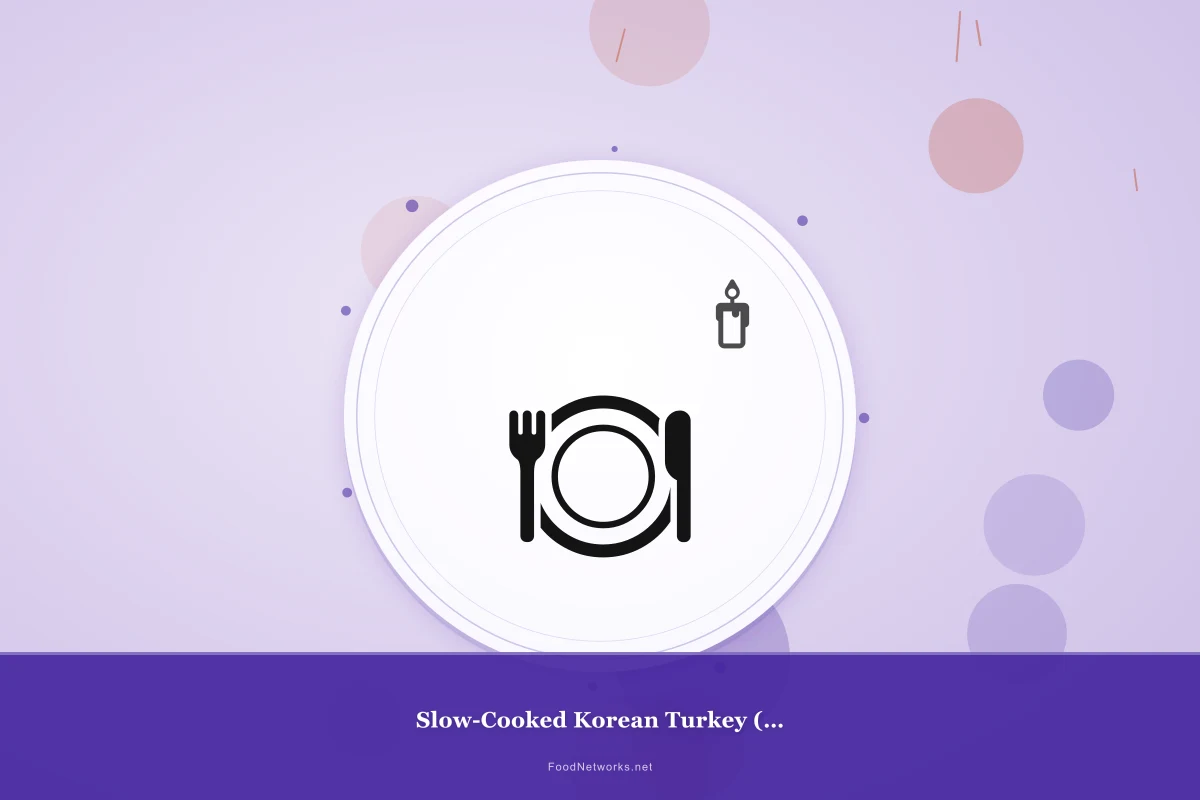 Why This Slow-Cooked Korean Turkey (Gluten-Free) Recipe Works