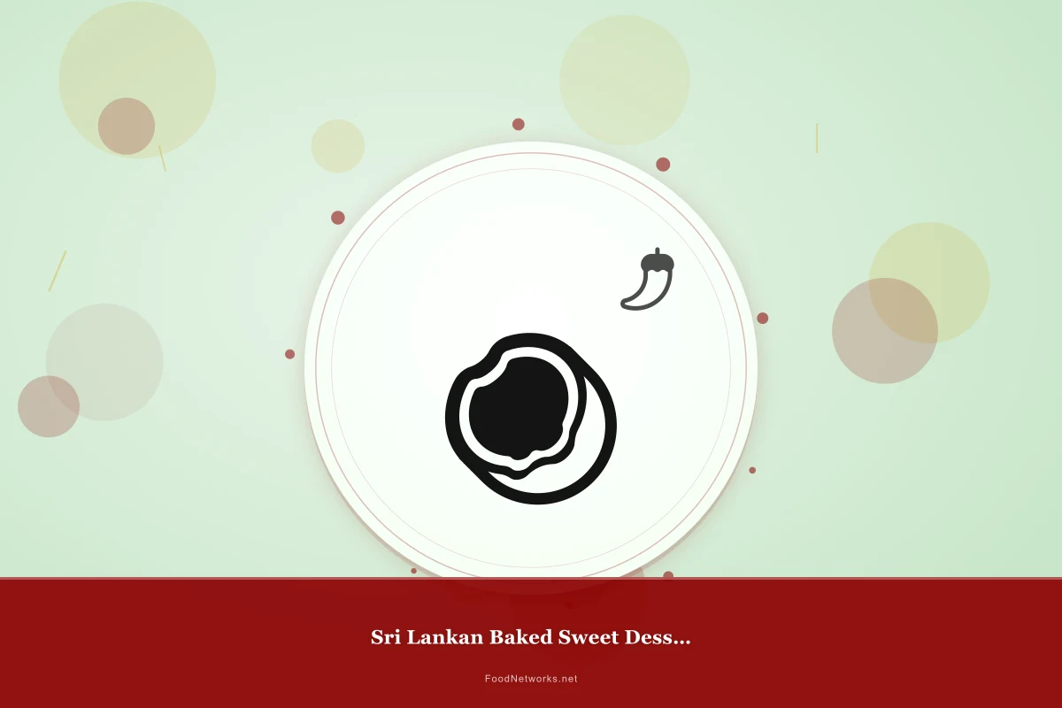 Why This Sri Lankan Baked Sweet Dessert Recipe Works