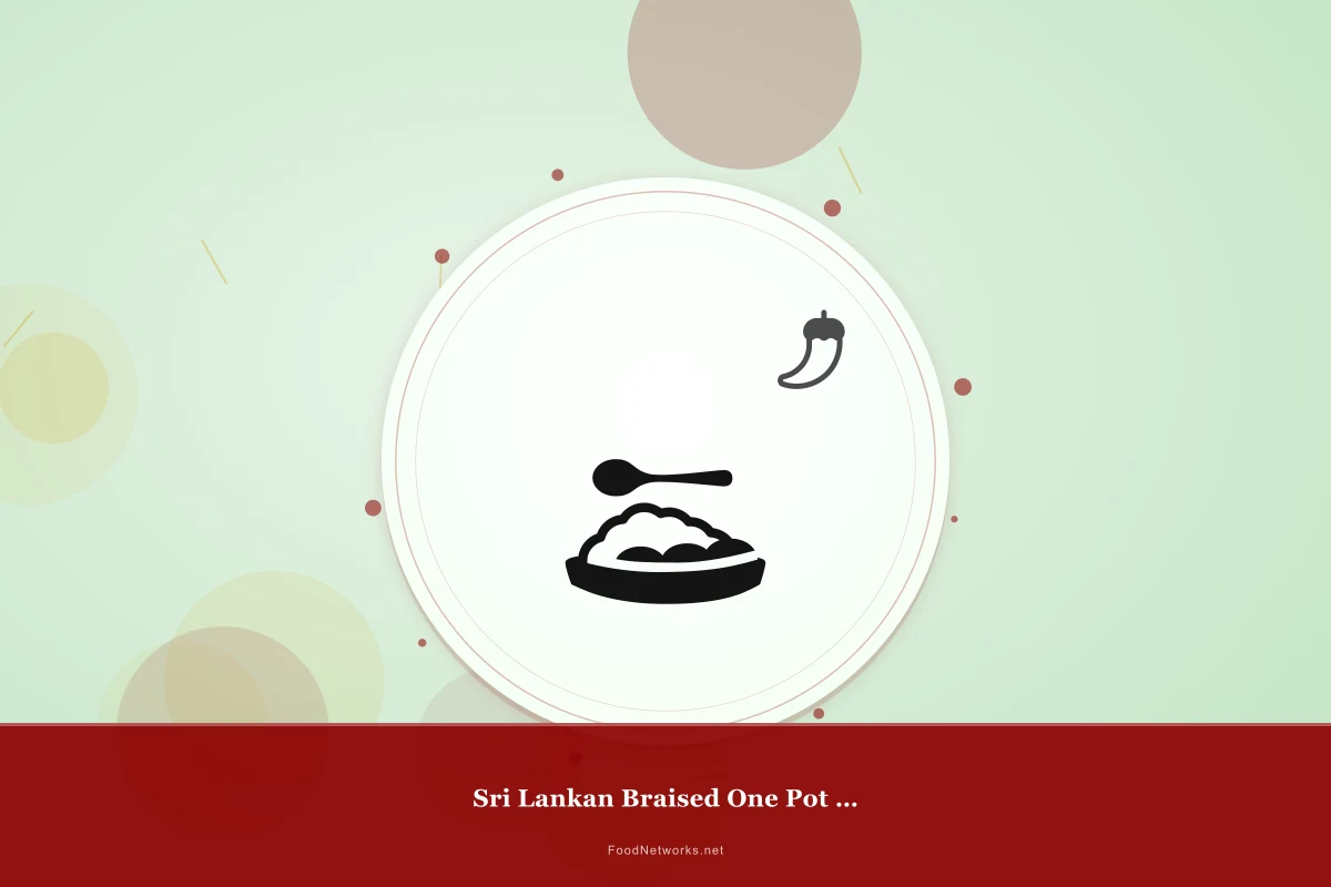 Why This Sri Lankan Braised One Pot Meal Recipe Works