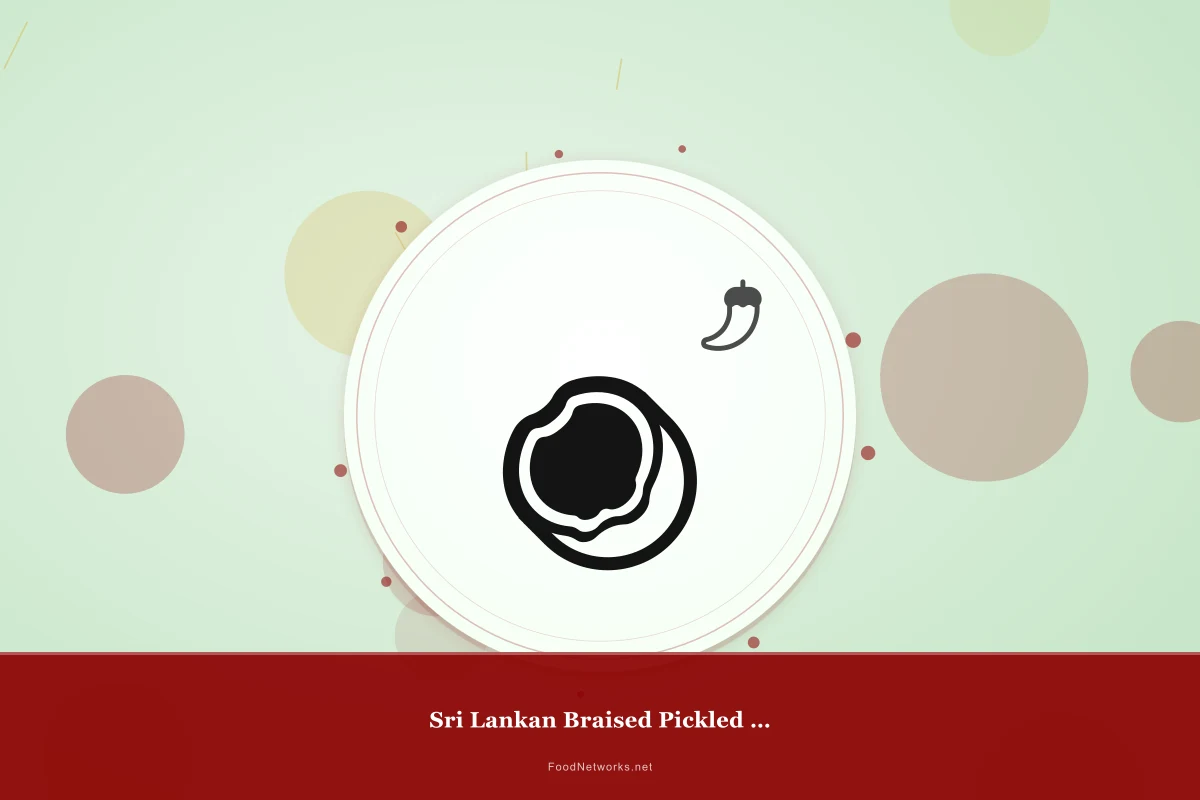 Why This Sri Lankan Braised Pickled Condiment Recipe Works