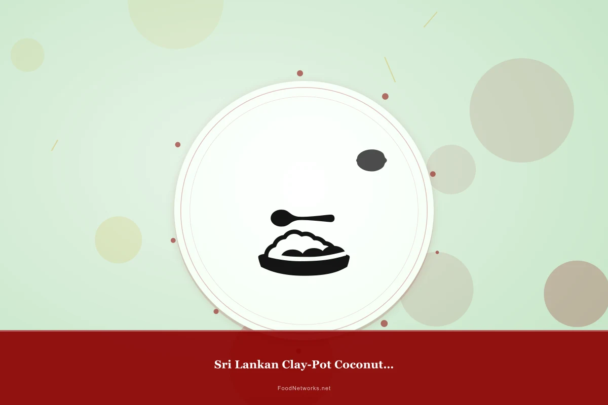 Why This Sri Lankan Clay-Pot Coconut Curry Recipe Works