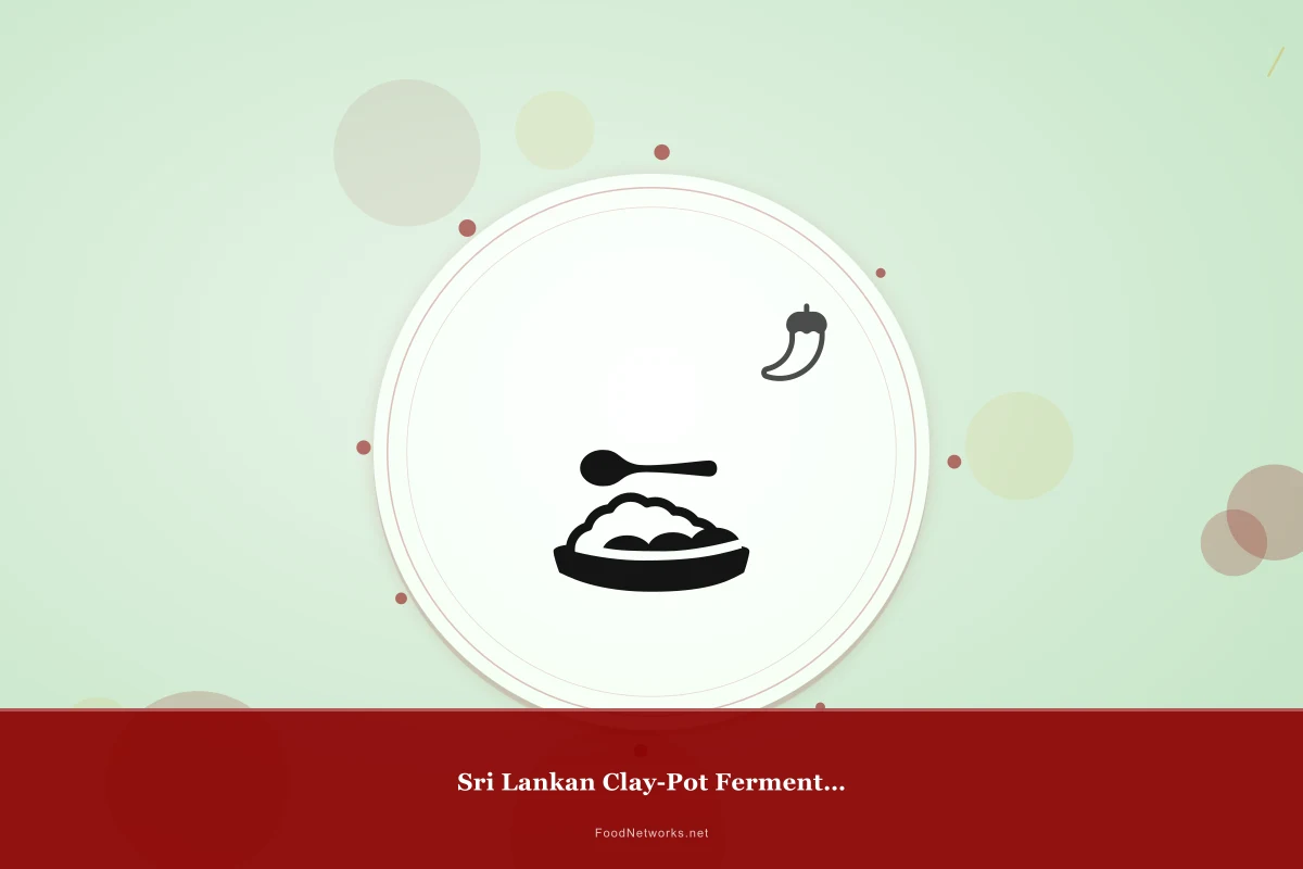 Why This Sri Lankan Clay-Pot Fermented Dish Recipe Works