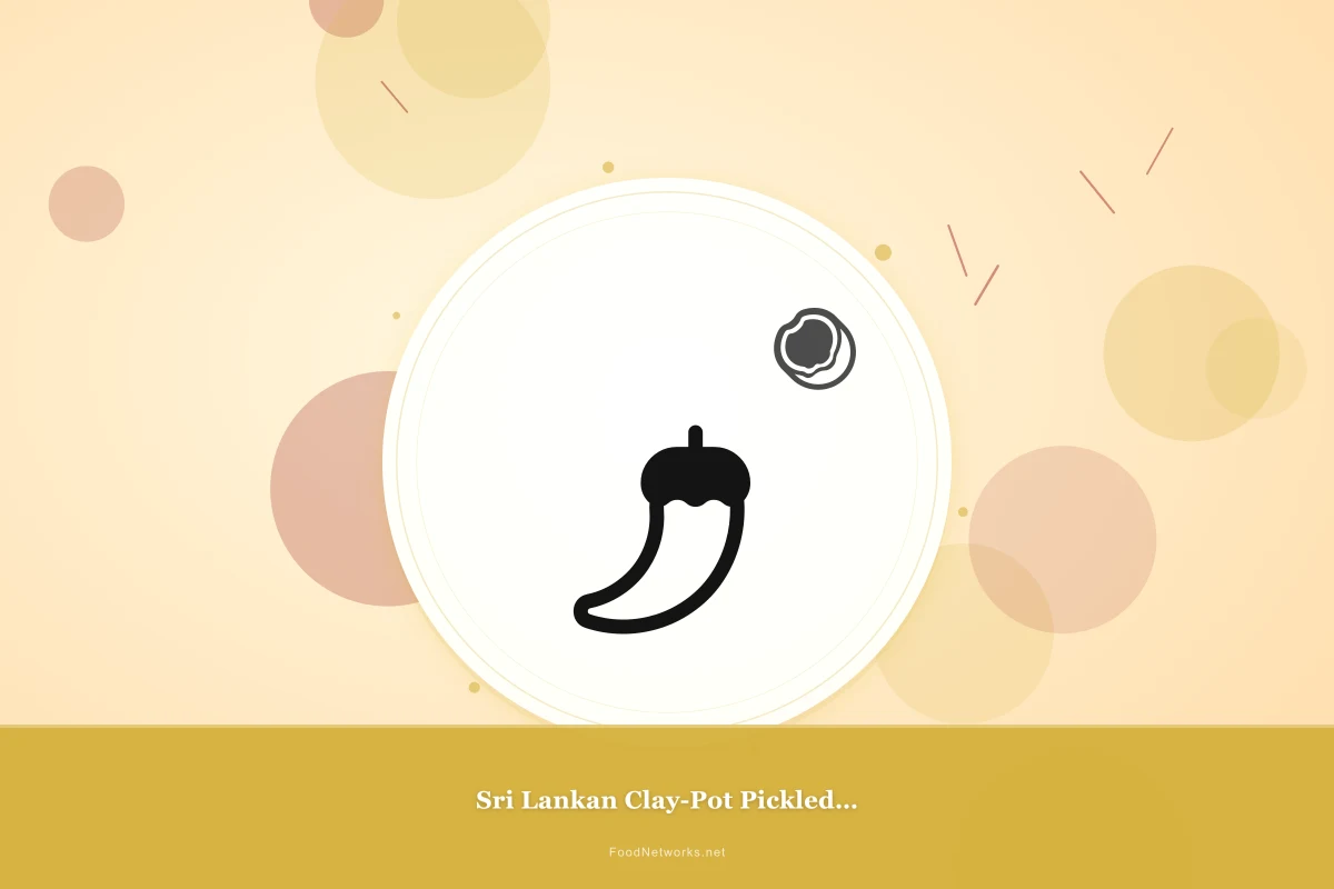 Why This Sri Lankan Clay-Pot Pickled Condiment Recipe Works