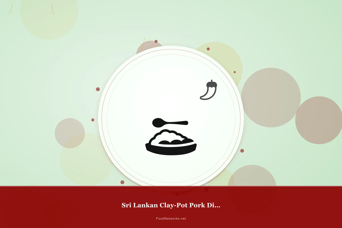Why This Sri Lankan Clay-Pot Pork Dish Recipe Works